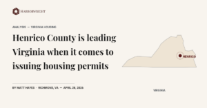Henrico County is leading Virginia when it comes to issuing housing permits