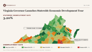Virginia Governor Launches Statewide Economic Development Tour